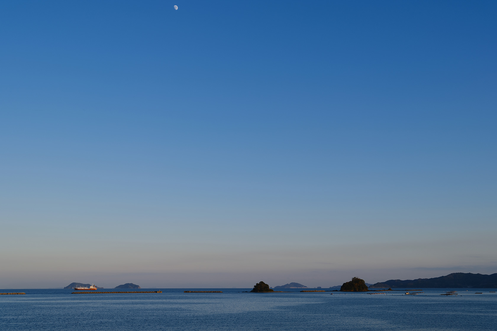 臼杵湾の夕景